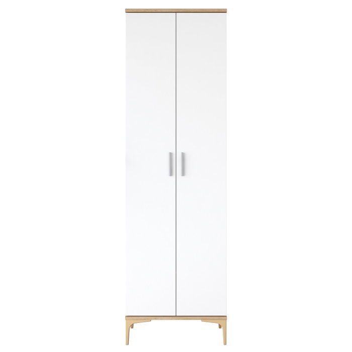 Hanah Home Armario Multiusos Nogal y Blanco Hanah Home Armario Multiusos Nogal y Blanco